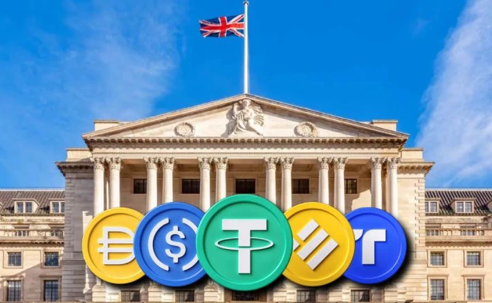 بنك إنجلترا يخفف قواعد العملات المستقرة
